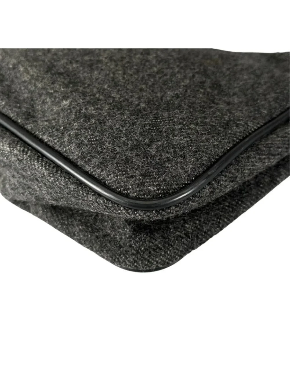 Prada Tote Bag Wool Gray